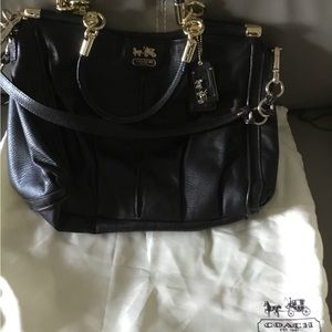 Coach brown leather purse